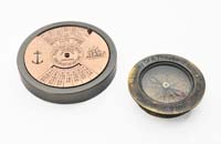 AK034 100 Year Calendar & Compass Quote Set of 2 